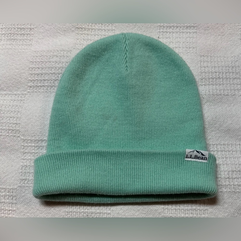 L.L. Bean Women Light Green Beanie